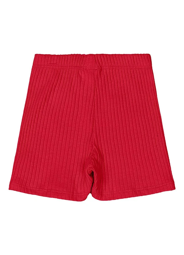 Quimby - Conjunto Bebê com Blusa e Bermuda Vermelho 5