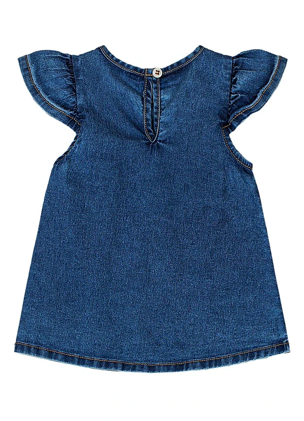 Quimby - Conjunto Bebê com Blusa e Short Jeans Azul 4