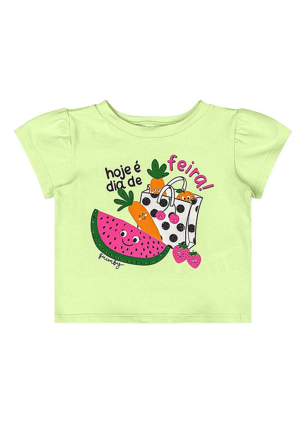 Quimby - Conjunto Bebê com Blusa e Short Verde 3