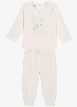 Trick Nick - Conjunto Blusa com Calça Feminino Bege - TRICK NICK