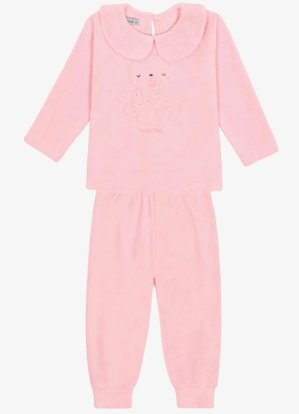 Trick Nick - Conjunto Blusa com Calça Feminino Rosa