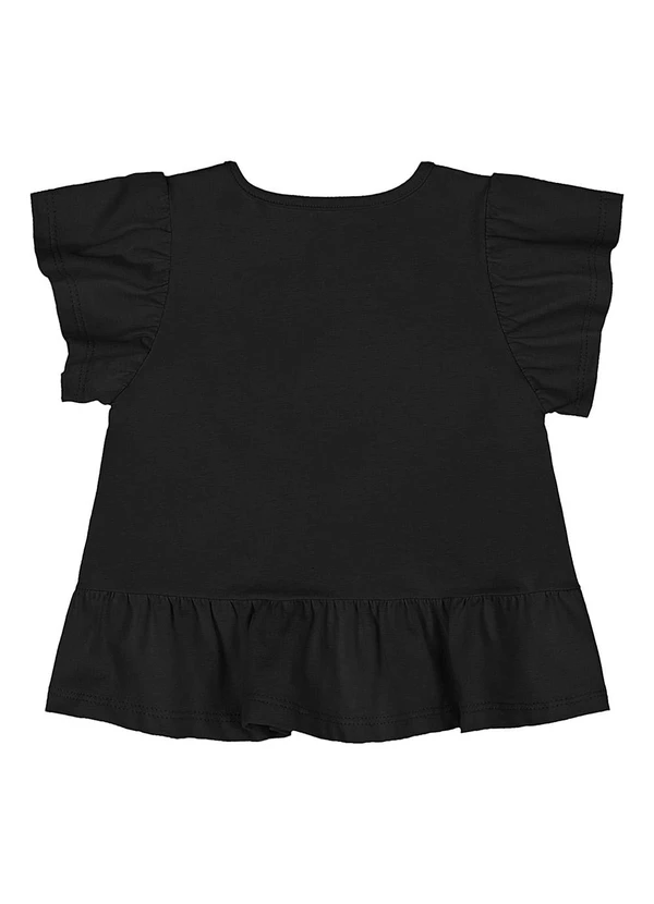 Quimby - Conjunto Blusa e Legging Bebê Menina Preto 4