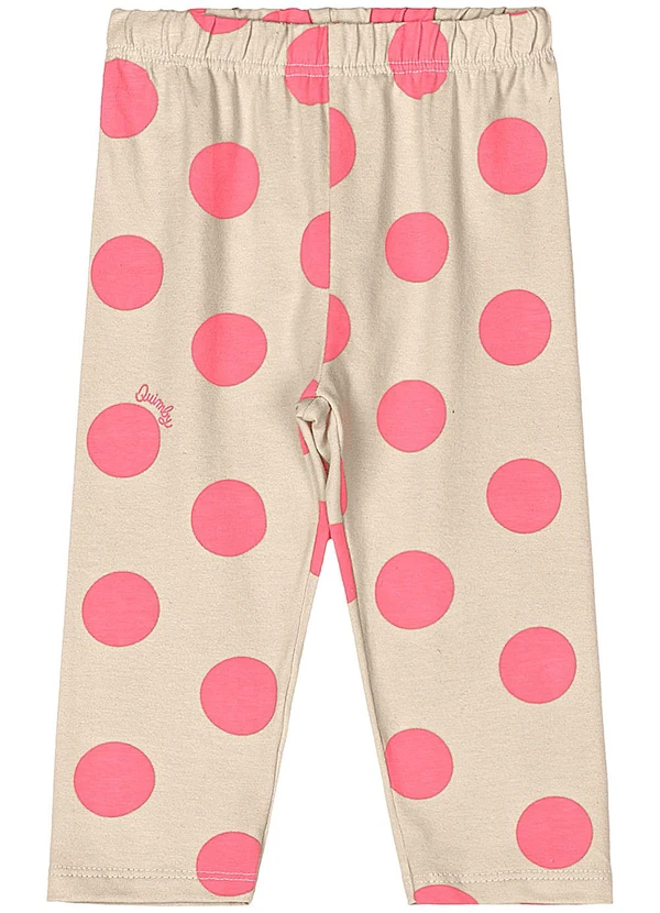 Quimby - Conjunto Blusa e Legging Bebê Menina Rosa 4