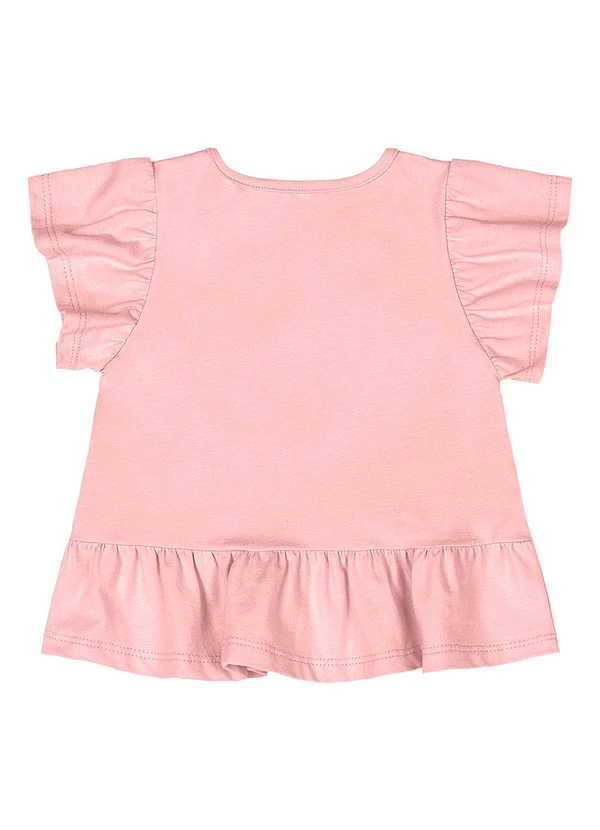 Quimby - Conjunto Blusa e Legging Bebê Menina Rosa 5