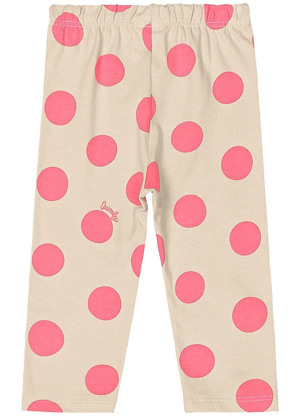 Quimby - Conjunto Blusa e Legging Bebê Menina Rosa 6