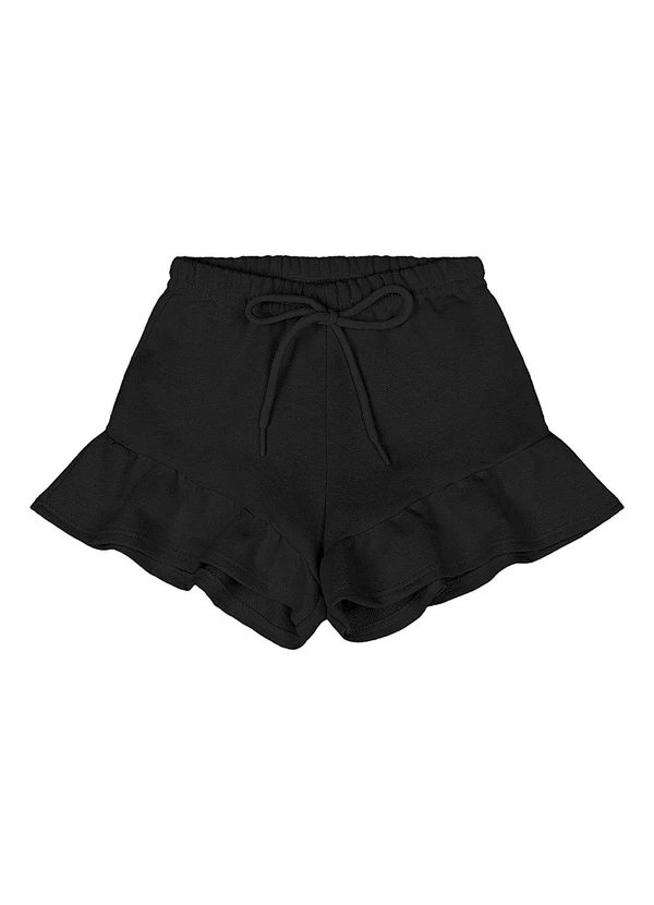Quimby - Conjunto Blusa e Short Bebê Menina Preto 3