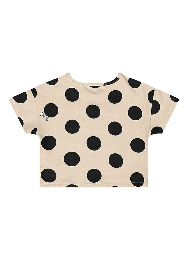 Quimby - Conjunto Blusa e Short Bebê Menina Preto 4