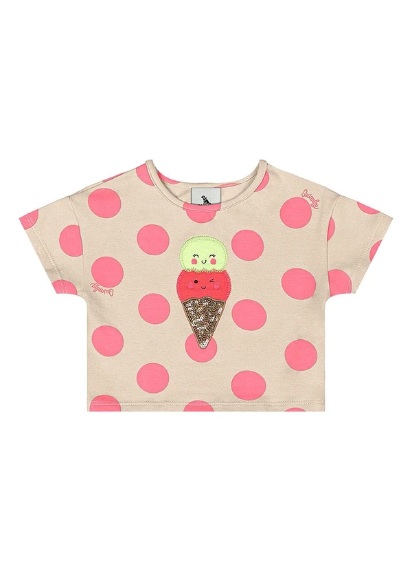 Quimby - Conjunto Blusa e Short Bebê Menina Rosa 3