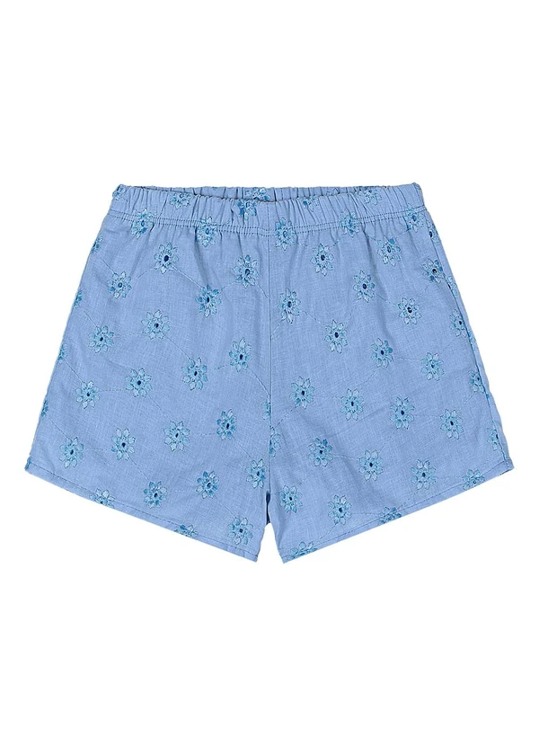 Quimby - Conjunto Blusa e Short Laise Bebê Azul 3