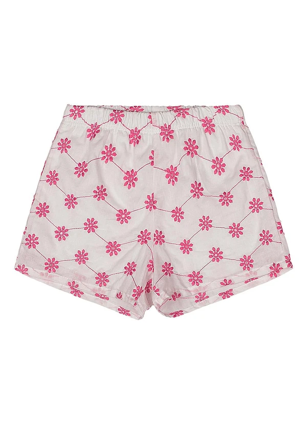 Quimby - Conjunto Blusa e Short Laise Bebê Rosa 5