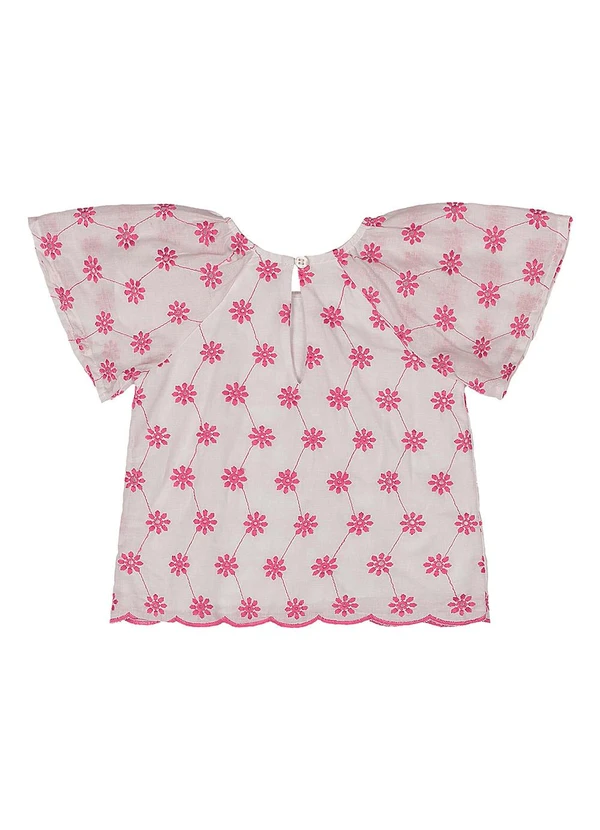 Quimby - Conjunto Blusa e Short Laise Bebê Rosa 6