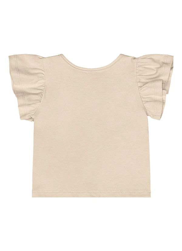 Quimby - Conjunto Blusa e Short-Saia Bebê Bege 4