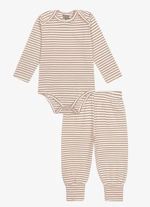 Trick Nick - Conjunto Body com Calça Feminino Marrom - TRICK NICK