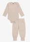 Trick Nick - Conjunto Body com Calça Feminino Bege - variação: Marrom
