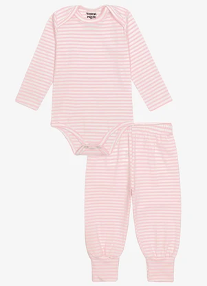 Trick Nick - Conjunto Body com Calça Feminino Rosa - TRICK NICK