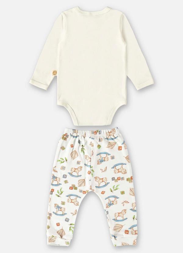 Up Baby - Conjunto Body e Calça Unissex Off White 2