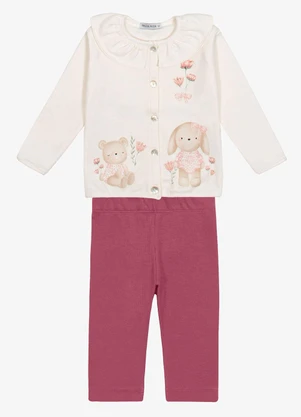 Trick Nick - Conjunto Casaco com Legging Feminino Bege - TRICK NICK