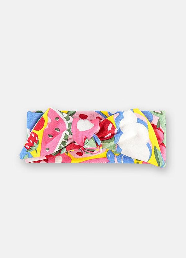 Up Baby - Faixa Dupla Suedine Menina Estampado