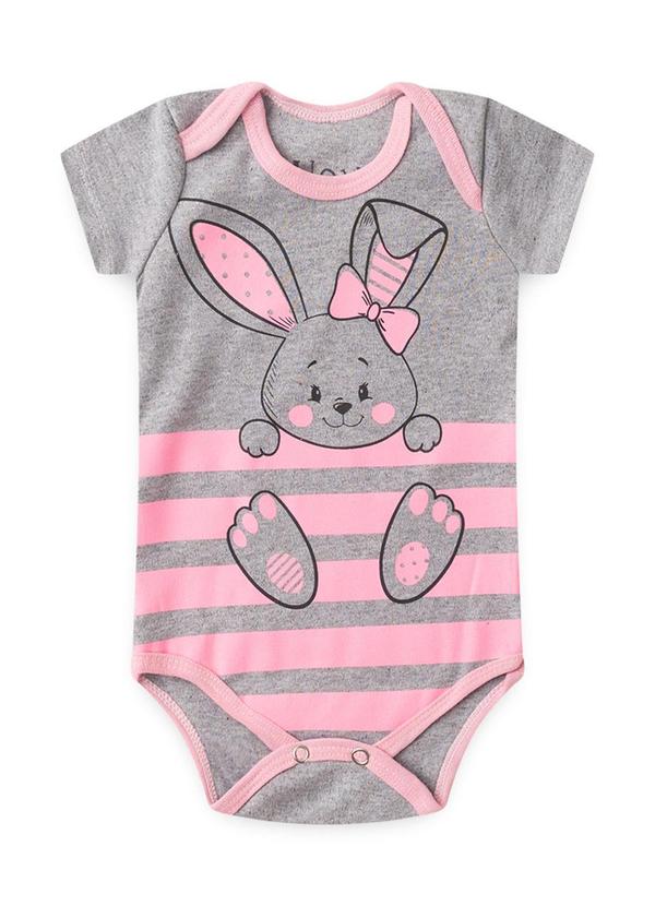 Atelie da Crianca - Kit Body Bebê 3 Peças Coelhinha Rosa Claro 3