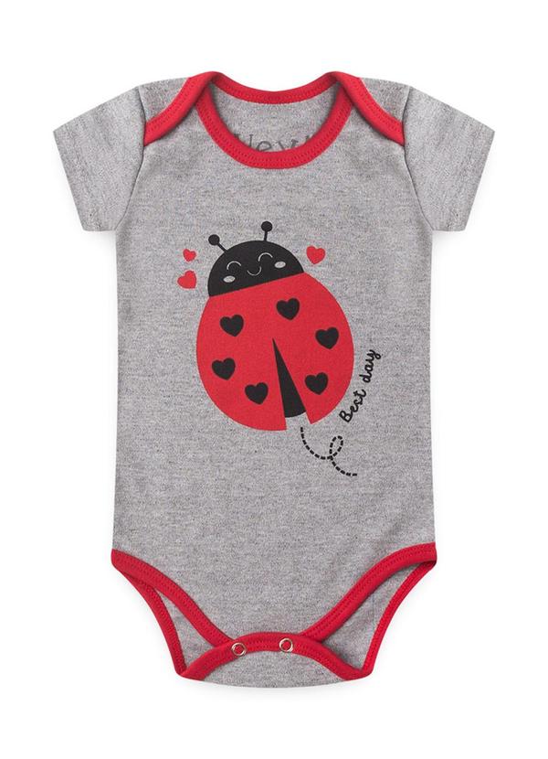 Atelie da Crianca - Kit Body Bebê 3 Peças Joaninha Vermelho 3