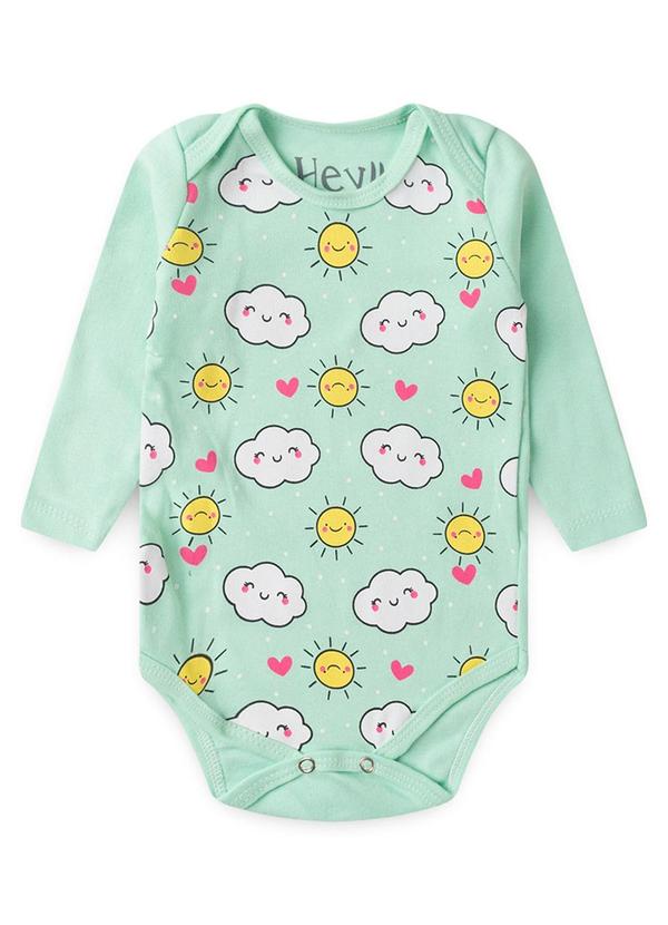 Atelie da Crianca - Kit Body Bebê 3 Peças Nice Day Verde Claro 2