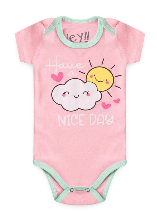 Atelie da Crianca - Kit Body Bebê 3 Peças Nice Day Verde Claro 3
