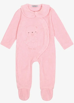 Trick Nick - Macacão Feminino em Plush Rosa - TRICK NICK