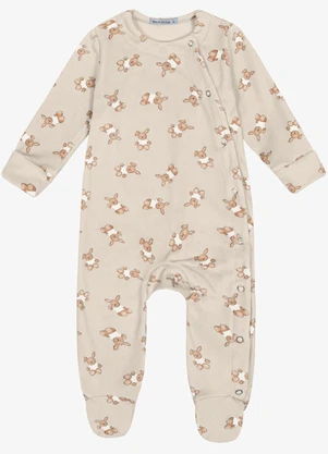 Trick Nick - Macacão Masculino Fleece Comfort Bege - TRICK NICK