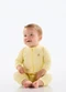 Up Baby - Macacão Unissex Bebê Suedine Rosa - variação: Amarelo