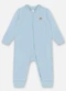 Up Baby - Macacão Unissex Bebê Suedine Rosa - variação: Azul