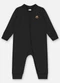 Up Baby - Macacão Unissex Bebê Suedine Rosa - variação: Preto