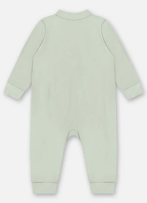 Up Baby - Macacão Unissex Bebê Suedine Verde - UP BABY
