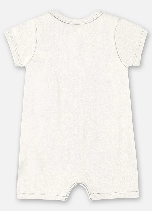 Up Baby - Macaquinho Unissex Bebê Suedine Bege 2