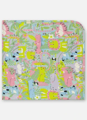 Up Baby - Manta Suedine Bebê Menina Verde - UP BABY