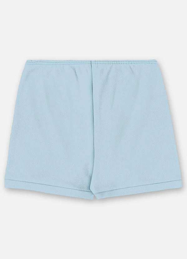 Up Baby - Short Unissex Bebê Suedine Azul 2