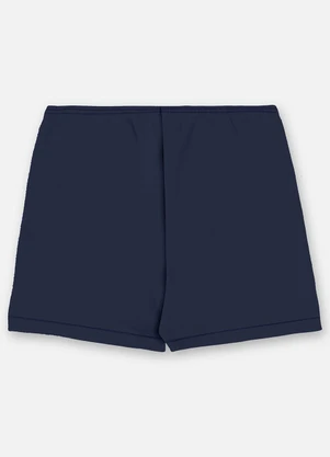 Up Baby - Short Unissex Bebê Suedine Azul - UP BABY