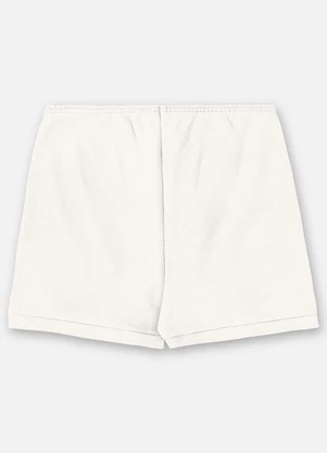 Up Baby - Short Unissex Bebê Suedine Bege - UP BABY