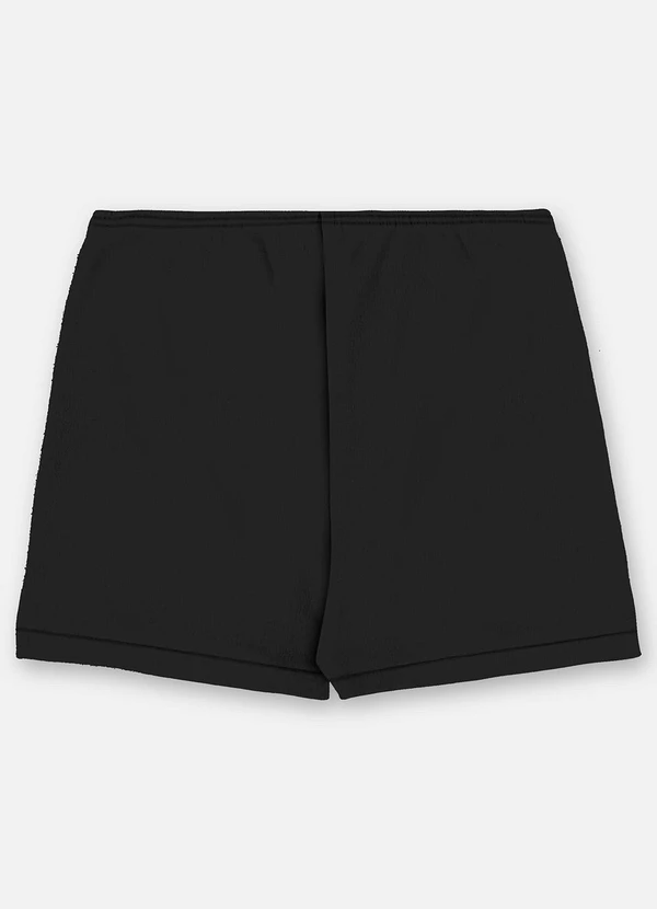 Up Baby - Short Unissex Bebê Suedine Preto 2