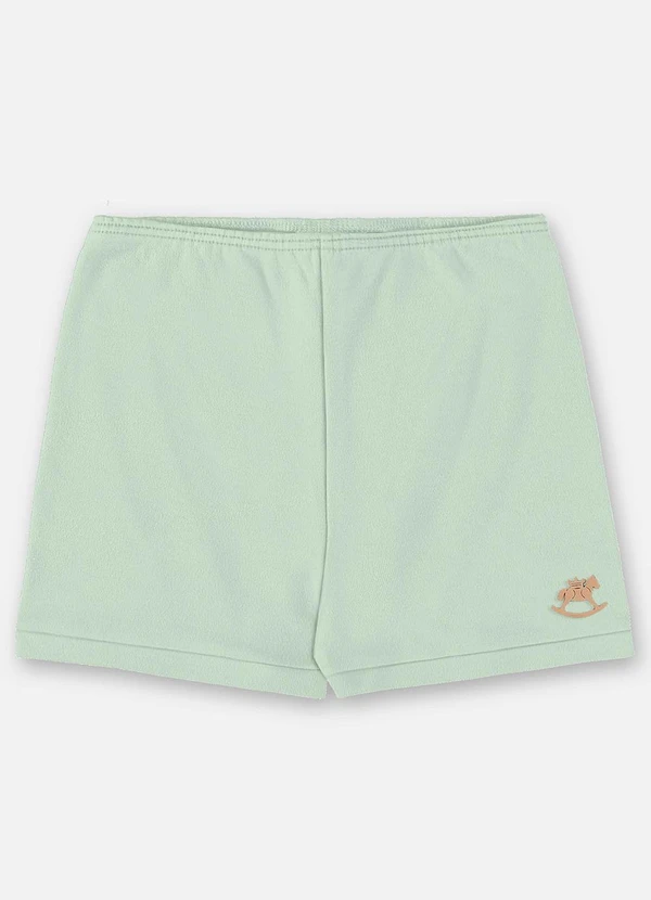 Up Baby - Short Unissex Bebê Suedine Verde 2