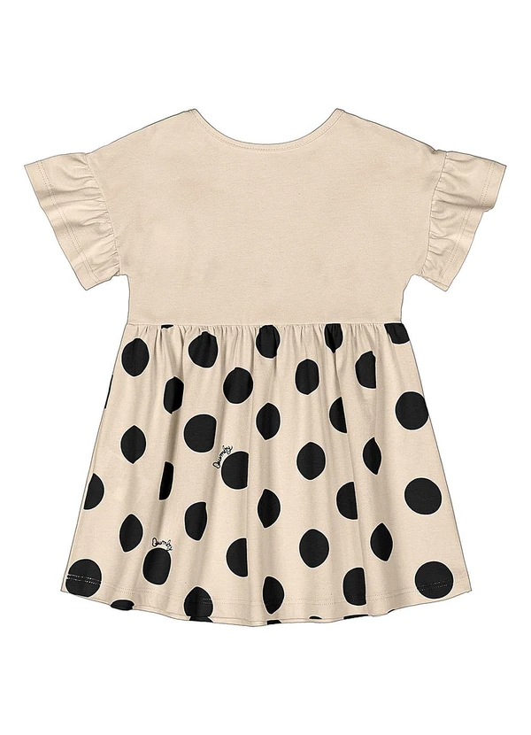 Quimby - Vestido Coelhinho Bebê Menina Preto 2