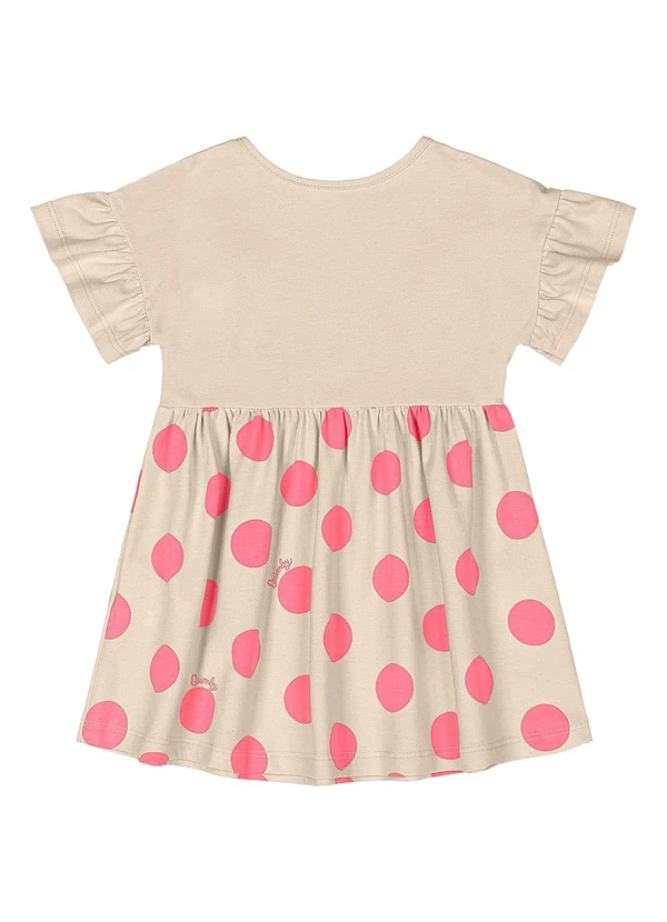 Quimby - Vestido Coelhinho Bebê Menina Rosa 3