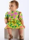 Up Baby - Vestido Floral Cotton Bebê Verde - variação: Verde