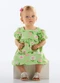 Quimby - Vestido Florezinhas Bebê Menina Verde - variação: Verde