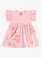 Rovi Kids - Vestido Infantil com Estampa Malha Verde - variação: Rosa