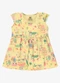 Rovi Kids - Vestido Infantil Estampado Malha Amarelo - variação: Amarelo