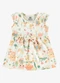 Rovi Kids - Vestido Infantil Estampado Malha Bege - variação: Bege