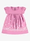 Rovi Kids - Vestido Infantil Estampado Meia Malha Azul - variação: Rosa