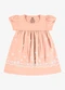 Rovi Kids - Vestido Infantil Estampado Meia Malha Rosa - variação: Rosa