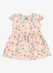 Rovi Kids - Vestido Infantil Meia Malha Estampado Rosa - variação: Rosa