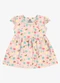 Rovi Kids - Vestido Infantil Meia Malha Estampado Verde - variação: Rosa